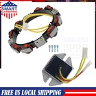 ALTERNATOR STATOR COIL 2PIN W/REGULATOR FOR BRIGGS & STRATTON ENGINES 10-16 AMP