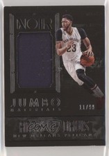 2016-17 Panini Noir Jumbo Materials 11/99 Anthony Davis #52 00ev