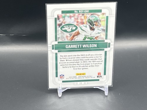 2022 Panini Contenders #ROY-GWI Garrett Wilson Rookie Contenders NY Jets - Picture 2 of 2