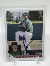 Peter Heubeck 2024 Great Lakes Loons Team Card SIGNED Los Angeles Dodgers