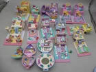 (T) Vintage Polly Pocket Bluebird Bundle Houses Compacts Playsets 1989 1993 Lot