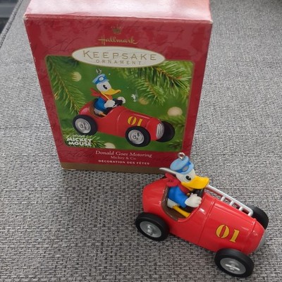 Hallmark Disney Weihnachtsdeko Donald Duck Goes Motoring OVP USA 2001