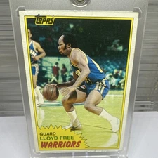 1976 Topps Lloyd Free RC #28 Golden State WarriorVintage NBA Rookie World B Free