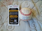 Bobby Thomson Ralph Branca  signed baseball official OML ball autograph JSA insc
