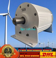 DE 5000W 220VAC 3 Phasen Permanentmagnet Generator 500U/min DIY Windgenerator