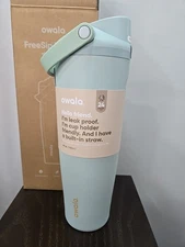 Owala FreeSip Sway Stainless Steel Water Bottle / 40oz / Color: Summer Paradise 