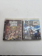 Ps3 Music Bundle (Rockband 2, Guitar Hero Aerosmith) COMPLETE TESTED