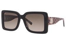 MCM MCM711S 001 Sunglasses Women's Black/Grey Gradient Lenses Square Shape 54mm