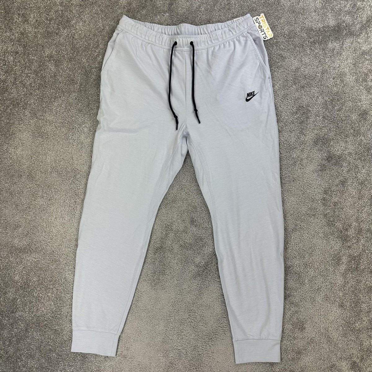 Nike Tech Knit Pants Mens 3XL Blue Slim Fit Tapered Leg Joggers