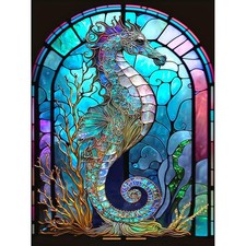 Stalente Diamond Painting Kits for Adults, Seahorse 30 cm x 40 cm,