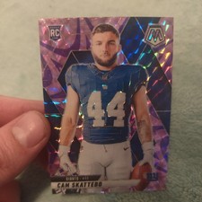 2025 Panini Mosaic Cam Skattebo Variation Purple Reactive RC Giants