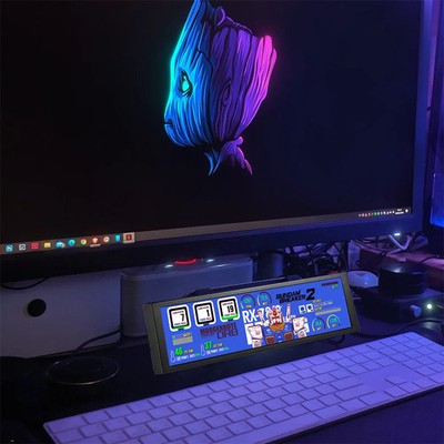 7,9 Zoll 400X1280 IPS AIDA64 MiniMonitor CPU Temp Display HDMI Sekundär Monitor