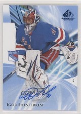 2020-21 Upper Deck SP Game Used Blue Auto Igor Shesterkin #44 Auto um0