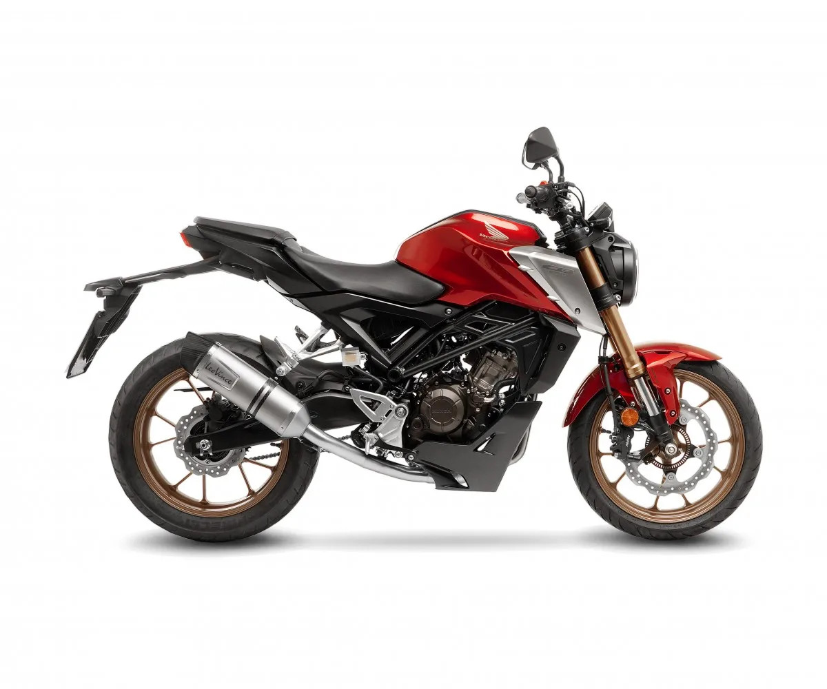 LeoVince full exhaust system LV ONE EVO Appr E5 HONDA CB 125 R Neo SPs 2021 2023