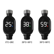 Digital Display Thermometer Color-Coded Indicator Compact And Lightweight