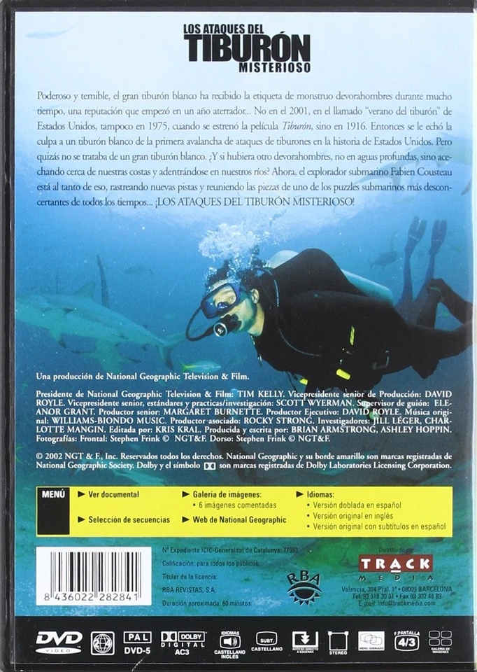 El Tiburon Misterioso (Nat. Geo.) [DVD] - Imagen 2 de 2