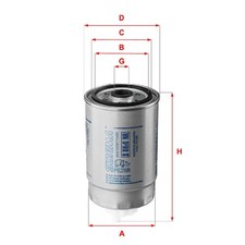 Kraftstofffilter für Fiat Brava 182 Bravo 1 Doblo 223 119 Ducato 230 | 24538127