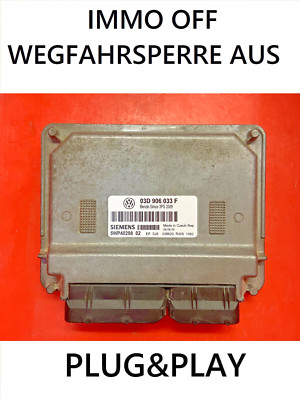 IMMO OFF / Plug&Play VW Polo IV 9N 1.2B ECU 03D906033F / 5WP40298 FastCourier