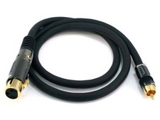 3ft Premier Series XLR Female to RCA Male 16AWG Cable Gold Plated 4784