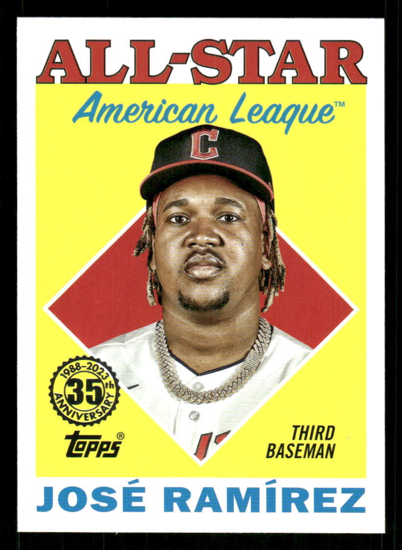 2023 Topps Series 2 # 88AS-46 Jose Ramirez 1988 Topps All-Stars