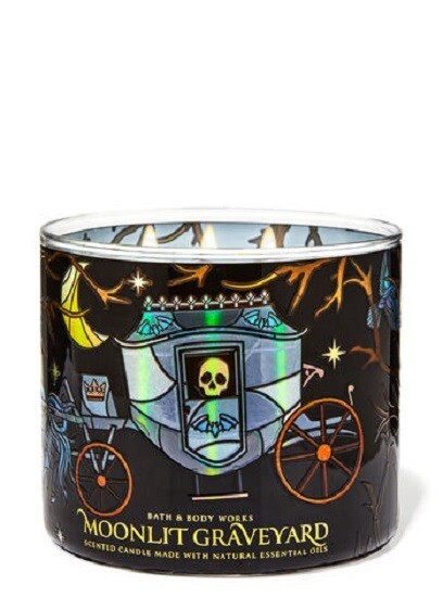 雪夜月Season3 favorite model 720ml Bath & Body Works Moonlit Graveyard Ghost Lid 3-wick Candle