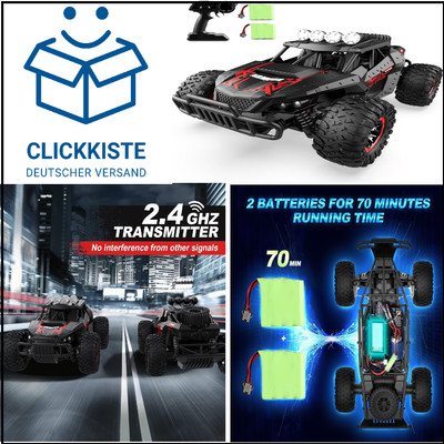Offroad Buggy RC Auto 70 Min, 2.4GHz, 25km/h für Jungen