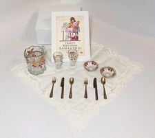 VTG Samantha's Victorian Lemonade Tea Set  Book American Girl Doll Pleasant Co