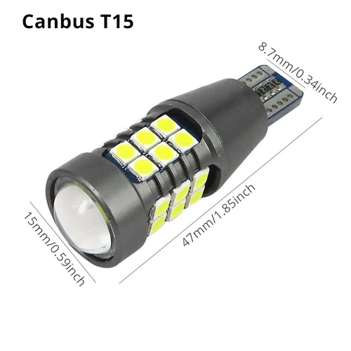 Gex 6000K Bright Reverse LED Lights T15 For Volkswagen Golf MK7 2012–2020 - Picture 3 of 8