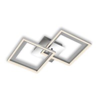 Briloner Led Deckenleuchte Alu-Chrom 2Xled/11W