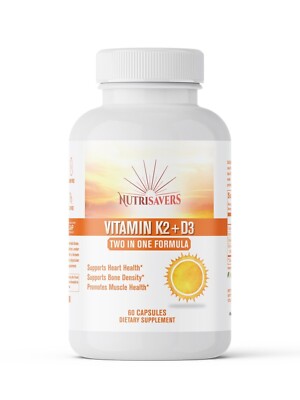 California Essential Vitamin K2 + D3 High Strength Bone & Muscle Support 60 Caps