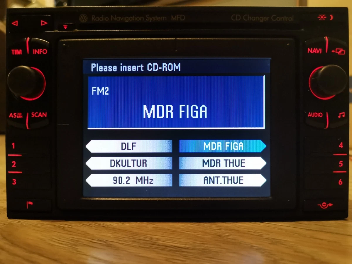 Hetzen Egoismus Hand vw radio navigation system mfd cd download