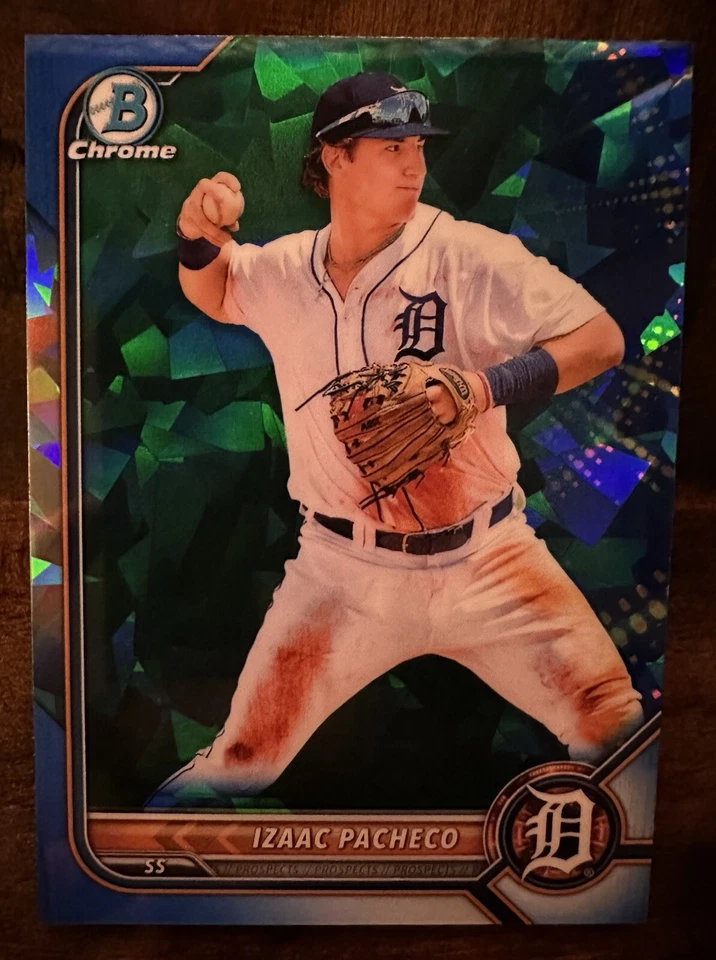 2022 Bowman Chrome Sapphire Izaac Pacheco Rc #BCP-106 - Image 3 of 4
