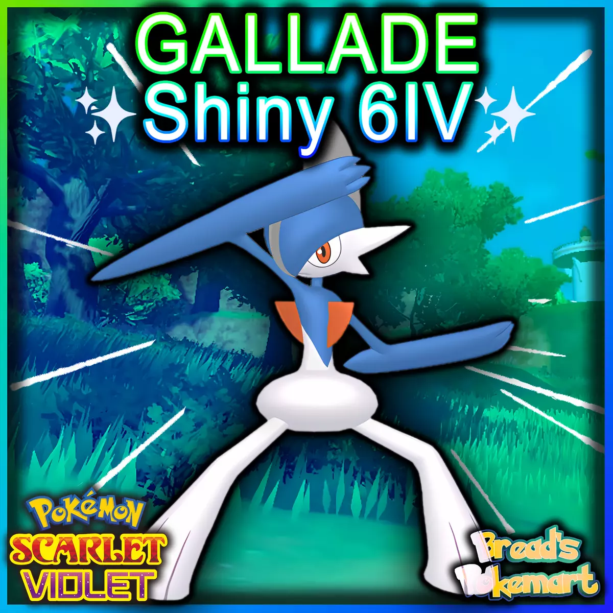 Pokémon Scarlet and Violet ✨SHINY✨ Gardevoir W/ Best 6IV + Customizable