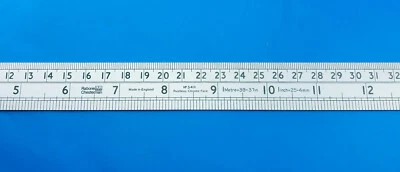 Rabone Chesterman 24"/600mm Steel Rule (34R/600)