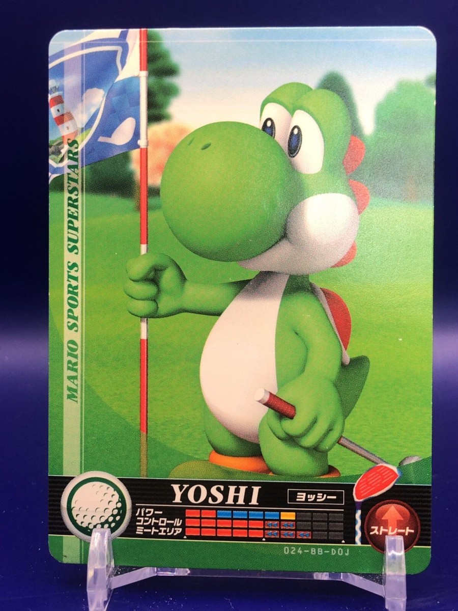 Yoshi Mario Sports Super Stars 024-BB-D0J Card Nintendo Japanese