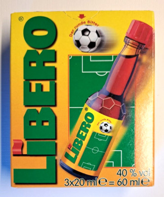    5 x 3 Flaschen Libero - Der runde Bitter/Kräuter-Likör - 40%vol/15x20ml   