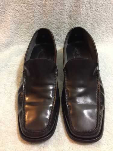 MENS J P Tod's  Black Patent Leather Loafers Made In Italy  SZ 10 - Picture 1 of 12