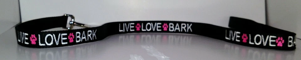 CORREA PERRO 6' Personalizada Hecha a Mano Bordada-Diseña tu propio mensaje/diciendo x3 Foto 2 de 4