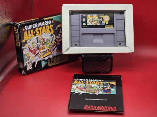 Super Mario All-Stars Super Nintendo SNES Complete In Box CIB