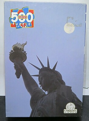 Carousel games Statue Liberty Jigsaw Puzzle 500 Piece New Factory ...