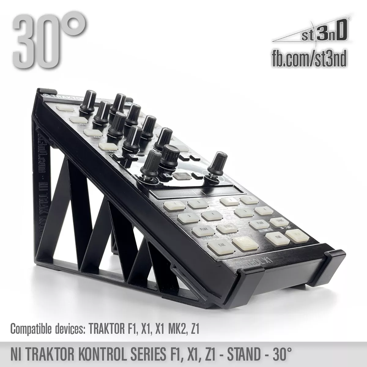 NI TRAKTOR KONTROL F1, X1, Z1 STAND 30 deg- 3D printed - 100