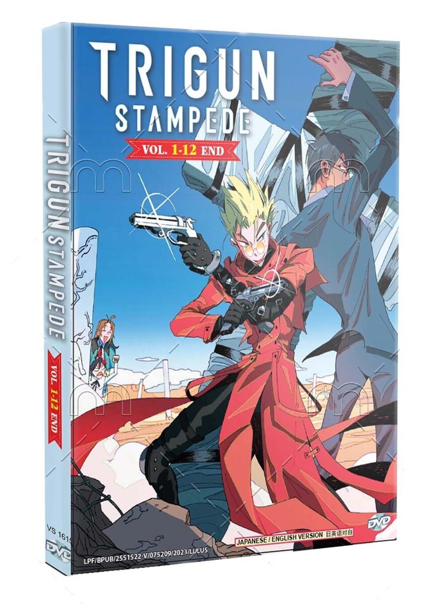 English dubbed of Trigun Stampede (1-12End) Anime DVD Region 0