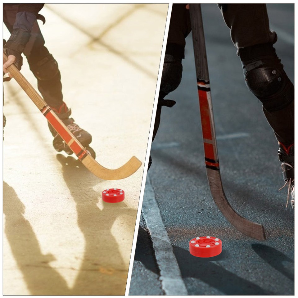 2 Pcs Training Roller Hockey Game Pucks IDS Rollerball Man Scroll Wheel eBay