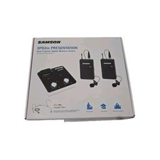 Samson XPD2m Presentation Dual Channel Digital Wireless 2 Lav-2 Microphone New