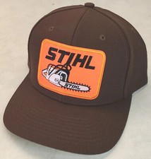 STIHL Orange Patch Baseball Hat / Richardson 514 Adjustable / Brown