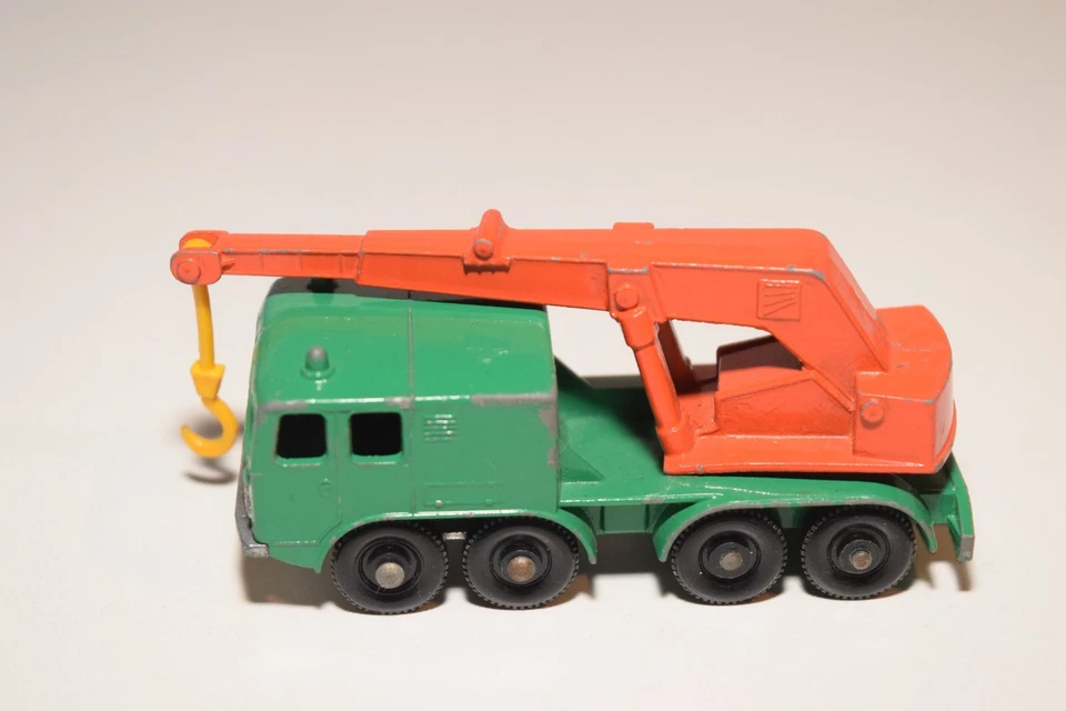 A43 1:60 MATCHBOX LESNEY 30 8 WHEEL CRANE TRUCK GREEN EXCELLENT CONDITION 2 - Image 2 of 4