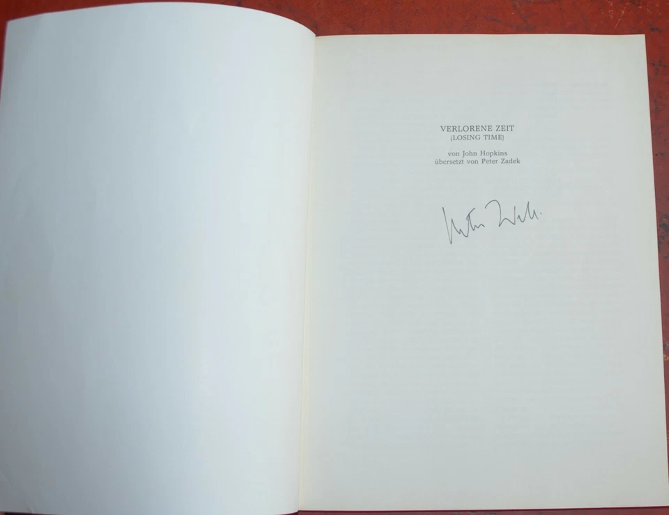 Programmheft Deutsches Schauspielhaus signiert von Peter Zadek 1984 - Bild 3 von 4