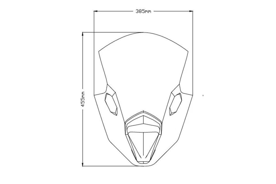 Puig R-Racer Screen Windshield Dark Smoke Kawasaki Ninja 650 2020 - 2024 - Image 2 of 4