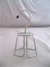 VINTAGE TIE/BELT/SCARF HANGER SILVER COLOR METAL