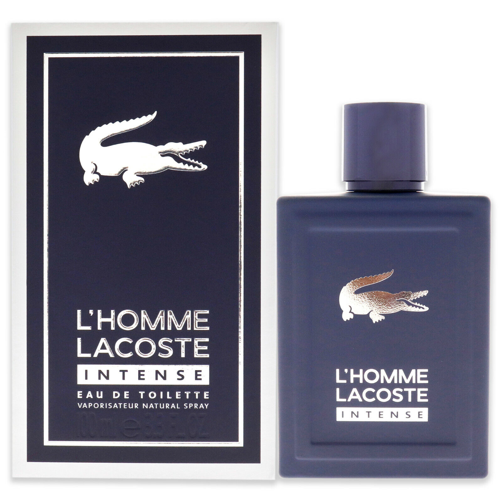 LHomme Intense by Lacoste for Men - 3.3 oz EDT Spray